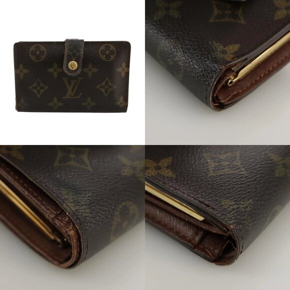 LOUIS VUITTON Monogram Porte Monnaie Billets Viennois Wallet M61663 Auth 96797 - Picture 14 of 15